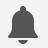 Inactive (muted) Bell icon example