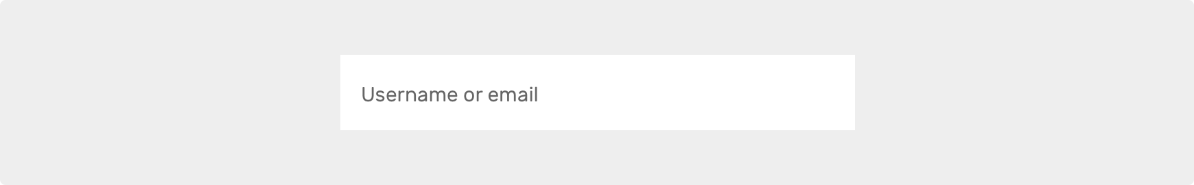 Input / With text Input / With text example