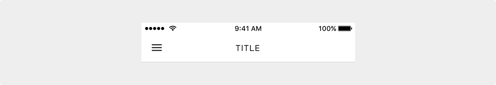 Navbar + Drawer example