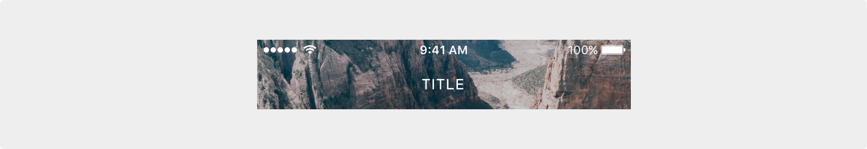 Navbar / Clear (Image) example