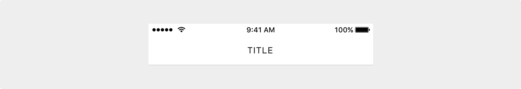 Navbar / Solid example