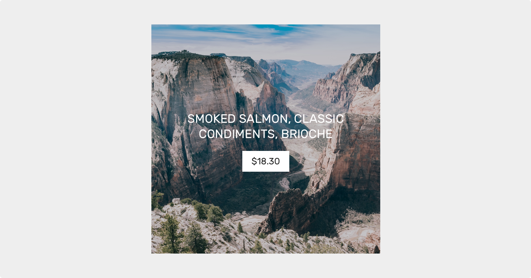 Detail square + Price tag Tile example